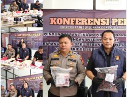 Selamatkan 35 Ribu Jiwa, Polda Riau Gagalkan Peredaran 6,94 Kg Sabu dan 969 Cartridge Etomidate Senilai Rp9,8 Miliar